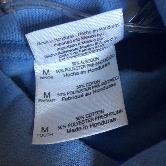 Tilghman Island MD Kids Medium Blue Fish Hoodie Chesapeake Bay Critters EUC - Picture 6 of 9